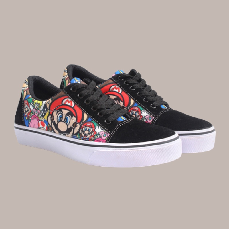 Sepatu Motif Vans Berkualitas Cowo Style Kasual Modern