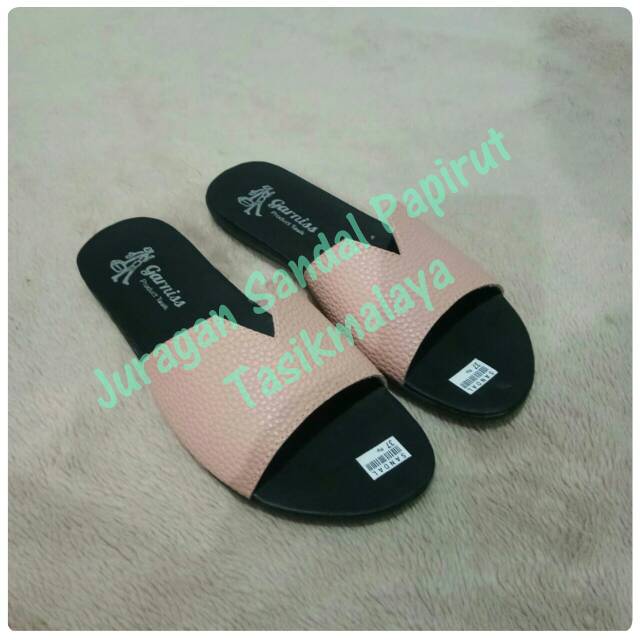 Sandal Papirut Slop V, Sendal Papirut Selop Wanita Cewe Terbaru Murah Promo Termurah Perempuan