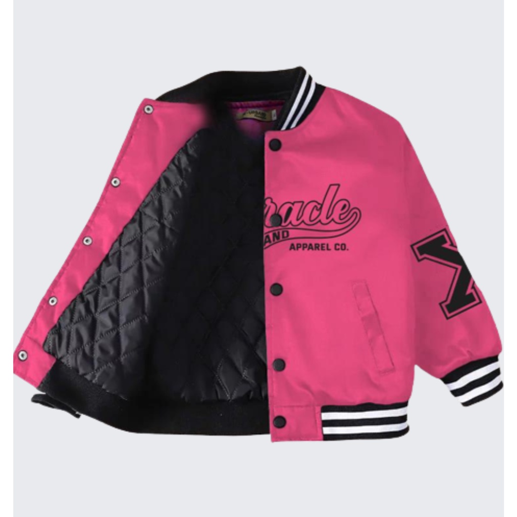 Jaket Varsity Anak Laki-Laki Perempuan Full Bordir Pich 1-10 Tahun