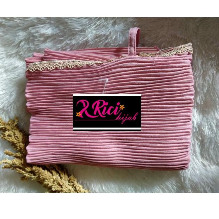 SON.02Jl22ˢ– UKURAN JUMBO/BERGO MARYAM PLISKET REMPEL TALI RENDA PRADA [DIAMOND]