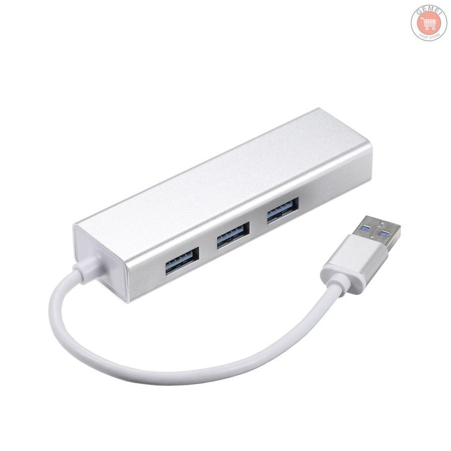 USB 3.0 To HUB 3 Port With Lan Gigabit Ethernet Adapter Converter / 3 Port USB 3.0