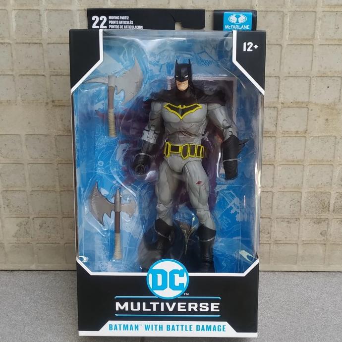 MCFARLANE DC MULTIVERSE BATMAN DARK NIGHTS METAL BATTLE DAMAGE AXE