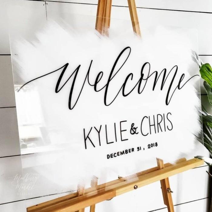 Dropp | Welcome Sign Wedding / Wedding Sign