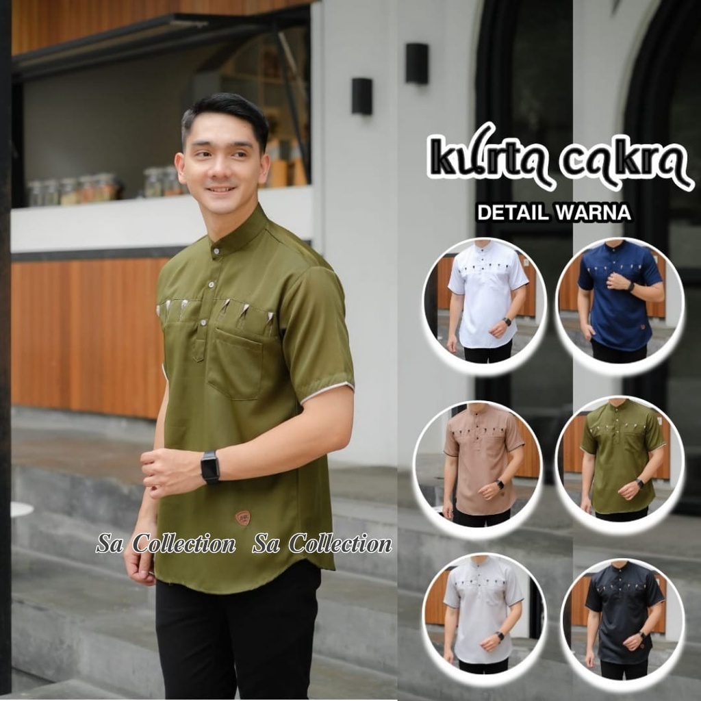 Baju koko kurta lengan pendek viral kekinian 2022 matt toyobo