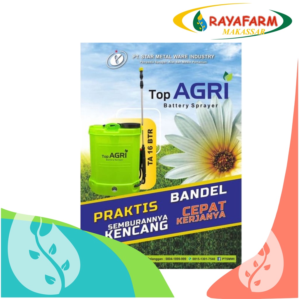 Alat Semprot Tangki Sprayer Elektrik TOP AGRI 16 liter