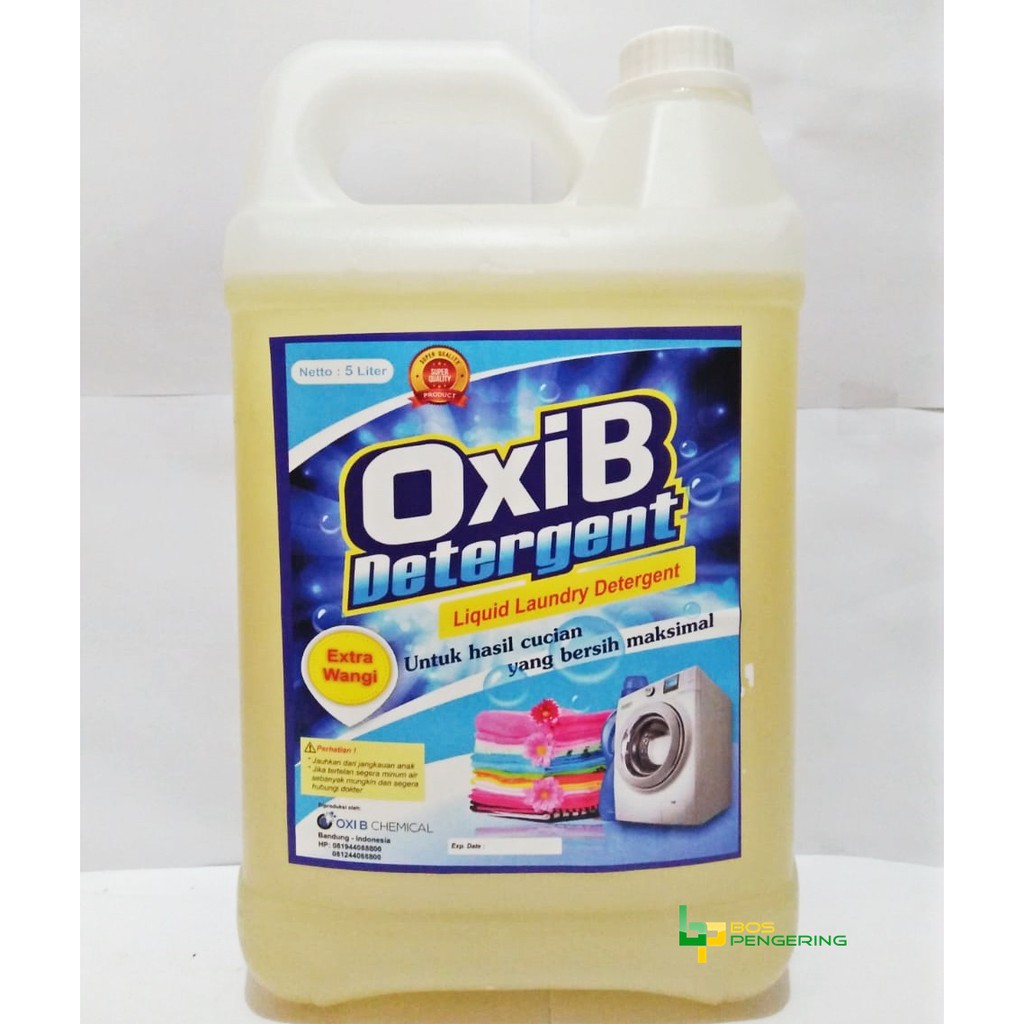 Detergent Extra Wangi Lemon Deterjen Laundry Deterjen Pakaian Laundry 5 Liter