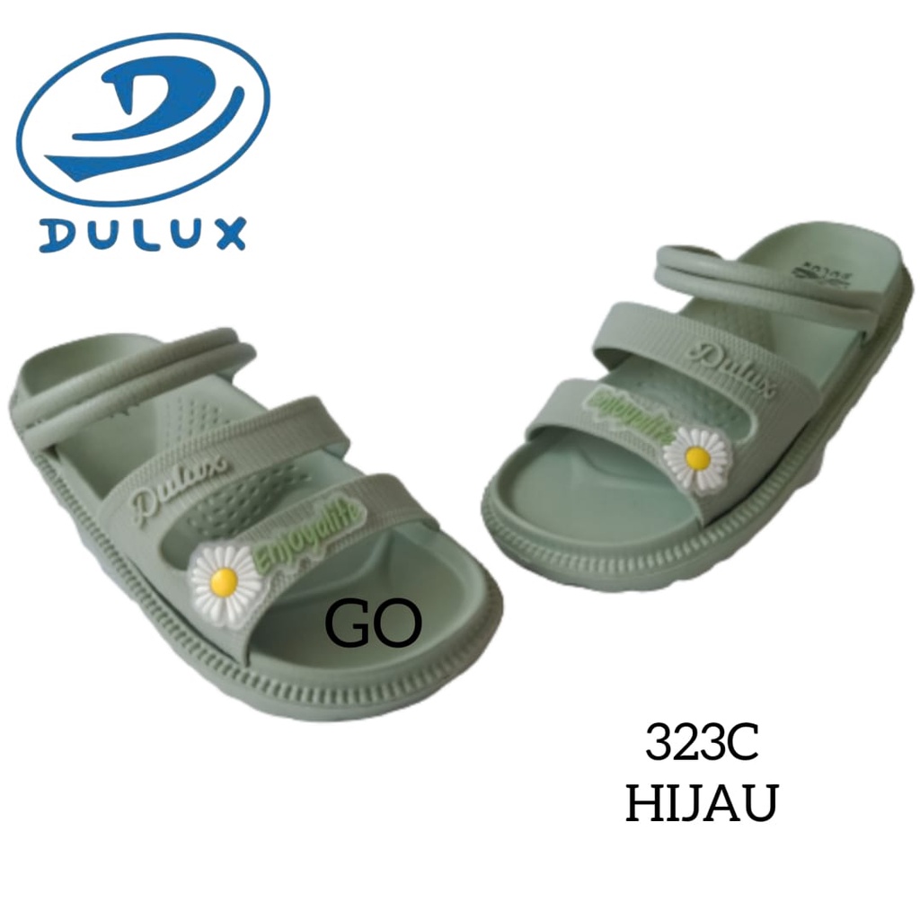 gof DULUX 323DC Sandal Karet Anak Perempuan Tanggung Model Gladiator Sendal Ban Dua Anak Remaja Cewe