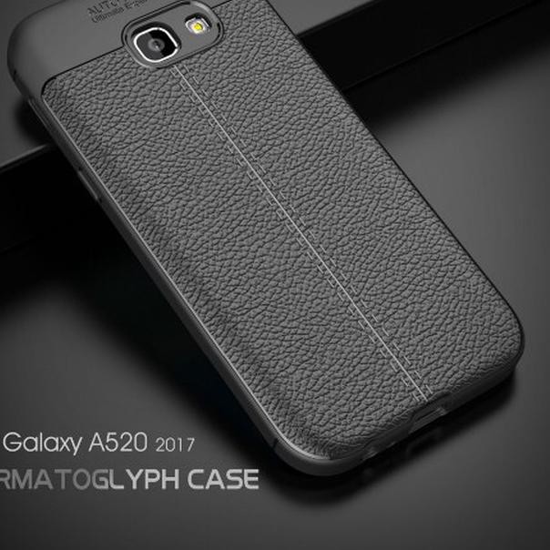 TG-68>> Auto Focus Leather Soft Case Samsung Galaxy A3 A5 A7 2016 2017 - Hitam, A3 2017
