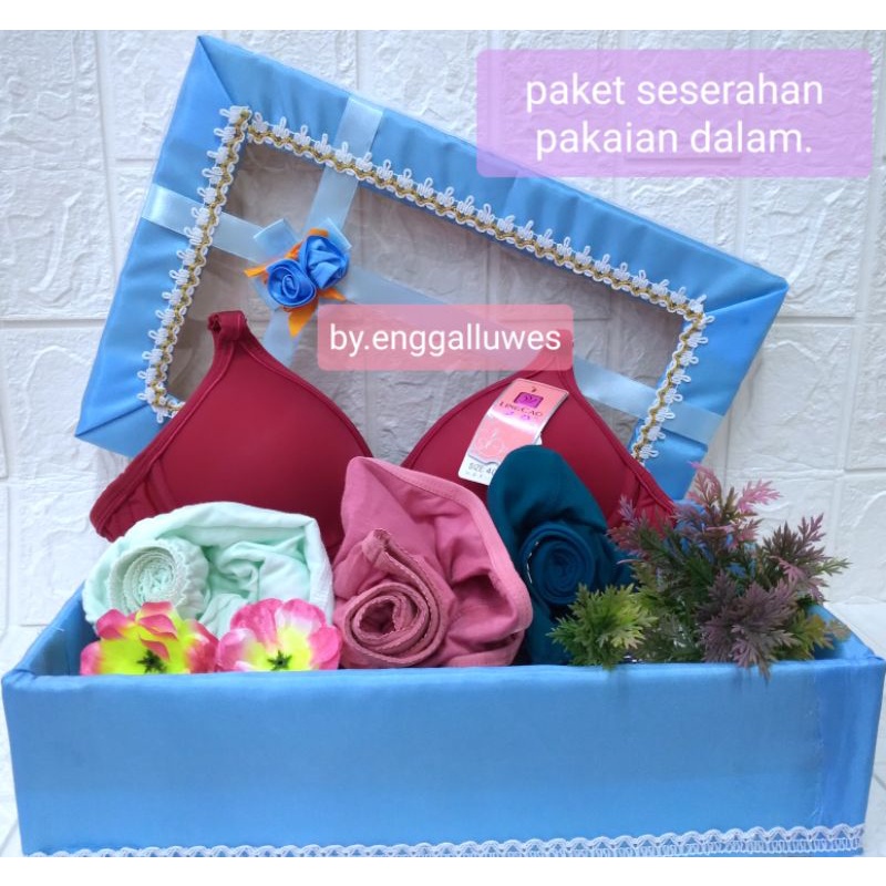 Paket Seserahan/Paket hantaran pakaian dalam(cd,bh)/paket seserahan daleman