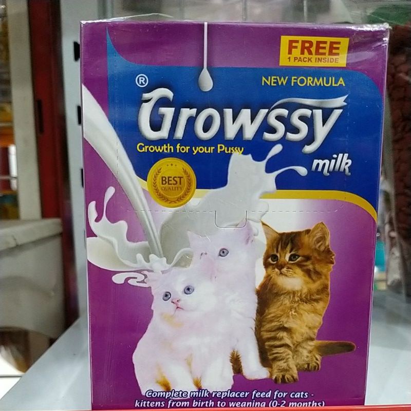 

Susu Growsy untuk anak kucing 0 - 2 bulan 1 kotak