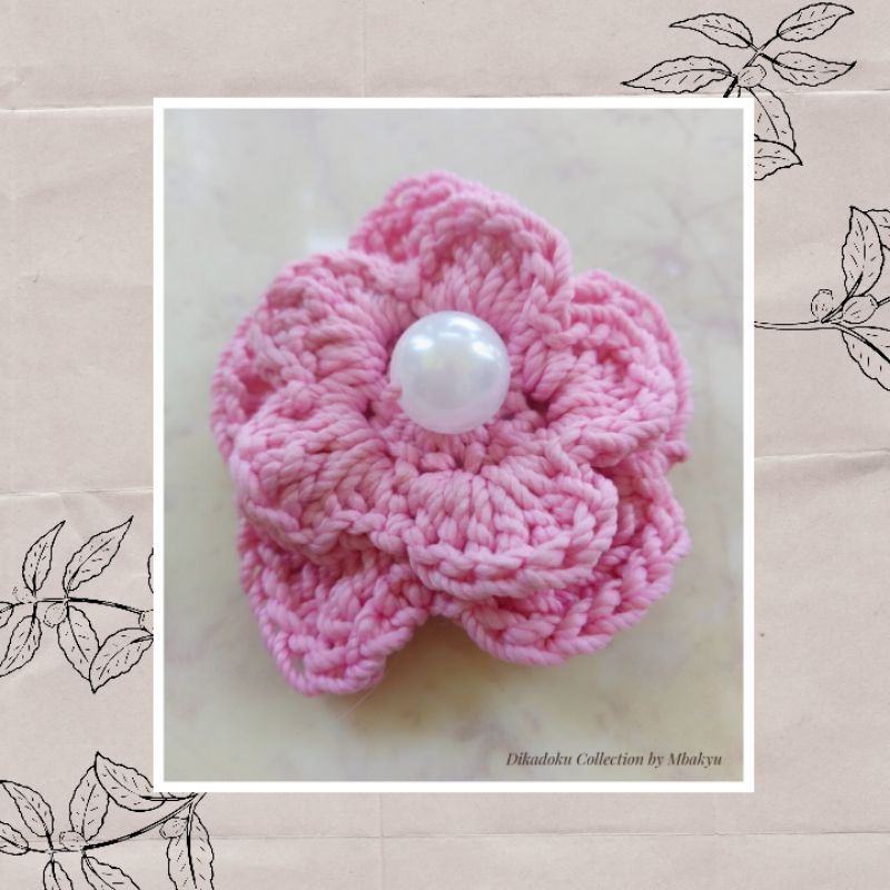 Bros Bunga Rajut Mawar