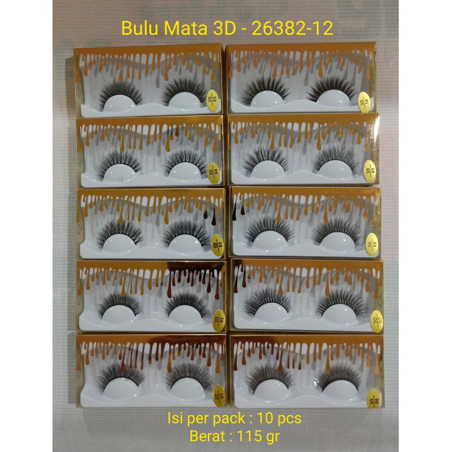 Bulu Mata Palsu 3D model terbaru Aiglow / eyelash aiglow 26382 - 12