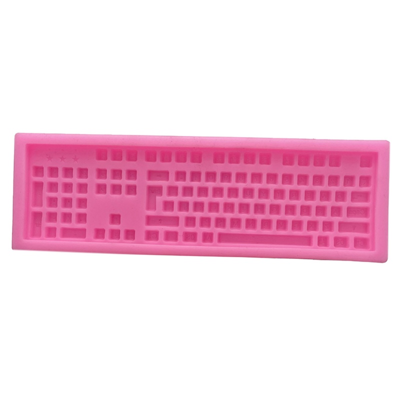 Siy Cetakan Resin Epoksi Bentuk Keyboard Komputer Bahan Silikon Untuk Kerajinan Tangan Diy