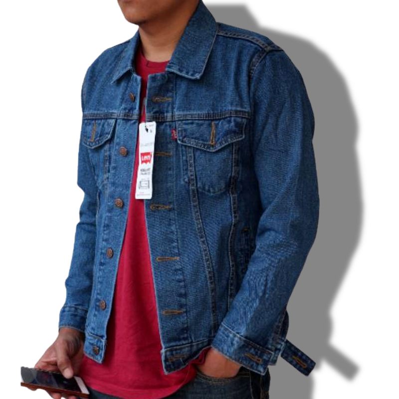 Jaket jeans  pria