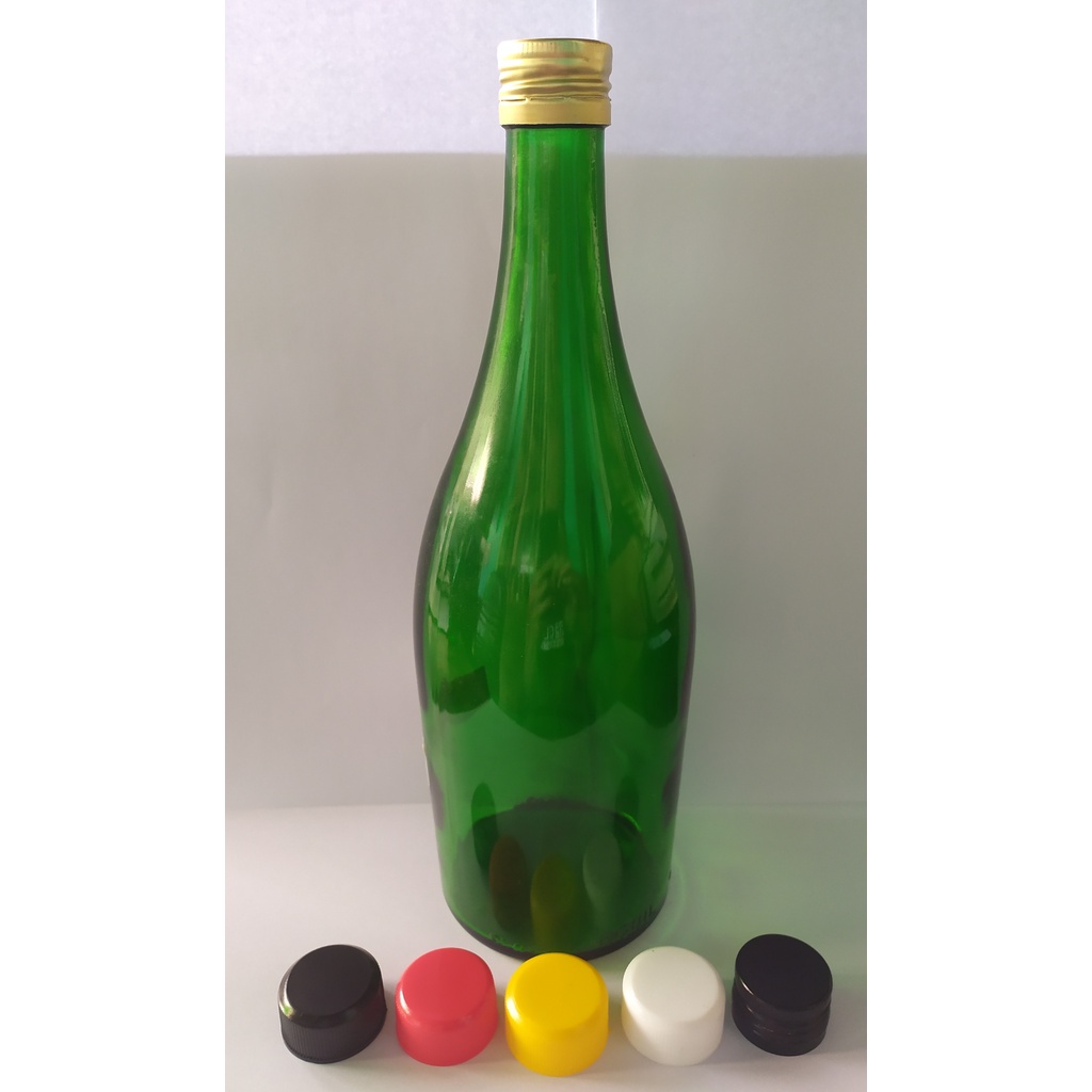 Jual Botol Minuman Botol Sirup Botol Kaca Hijau 760ml - EQUIL BESAR (6