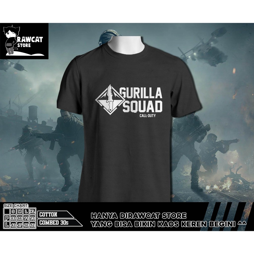 kaos call of duty mobile gurilla squad