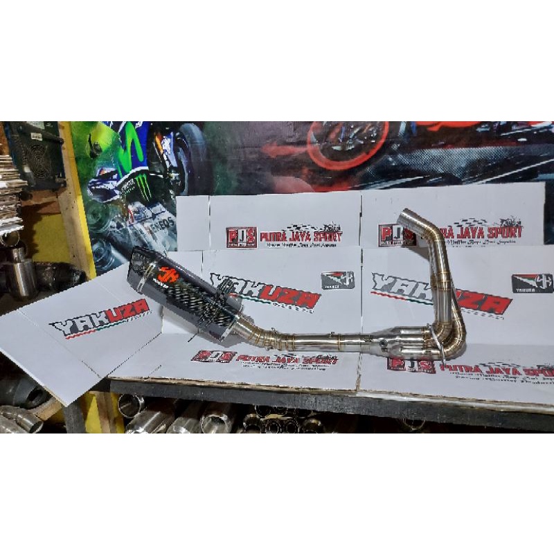 knalpot yakuza full system tinggal pasang pnp