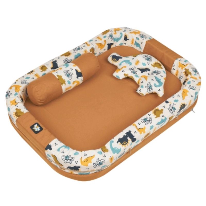 Baby Joy Kasur Bayi Kolam + Kelambu Kojong (bisa dilepas) Little Dino Series - BJK 4018-1
