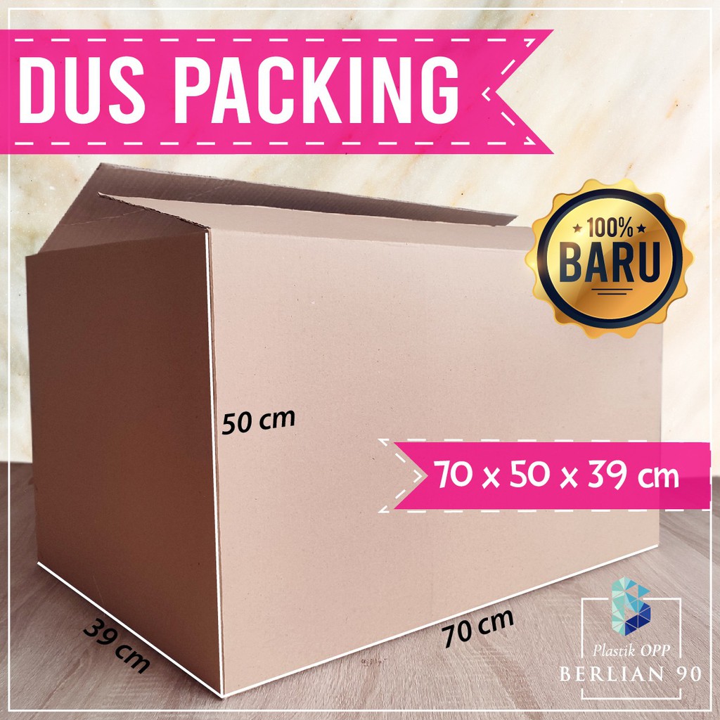 Kardus Packing 70x50x39 cm / Karton Kardus Packing Besar / Kardus baru untuk Packing Pindahan