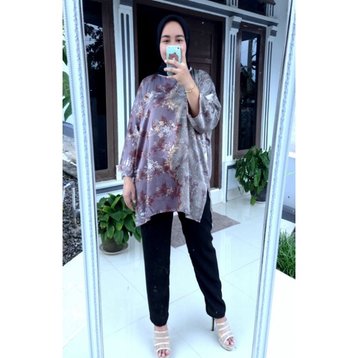 CHARMA GREEN // OVERSIZE // DIOR SILK // KULOT // ATASAN // FORMAL //TUNIK