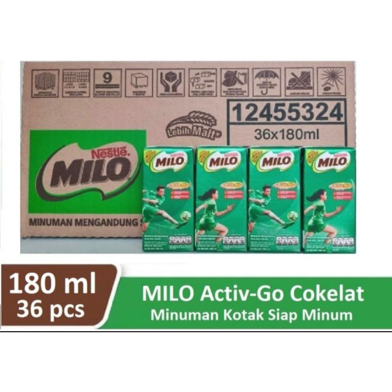 Best Seller.. Milo Active Go Susu UHT kotak 190ml