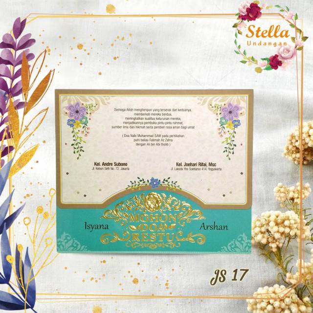 Blangko Undangan Pernikahan JS 17