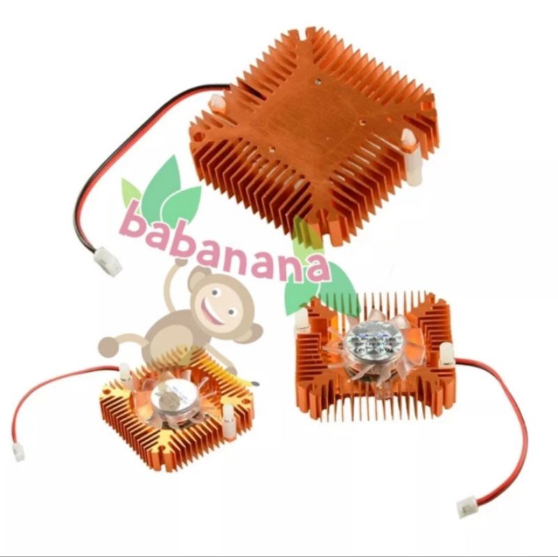 Heatsink vga 5.5x5.5x1.2cm cooling tembaga pendingin alumunium cooler