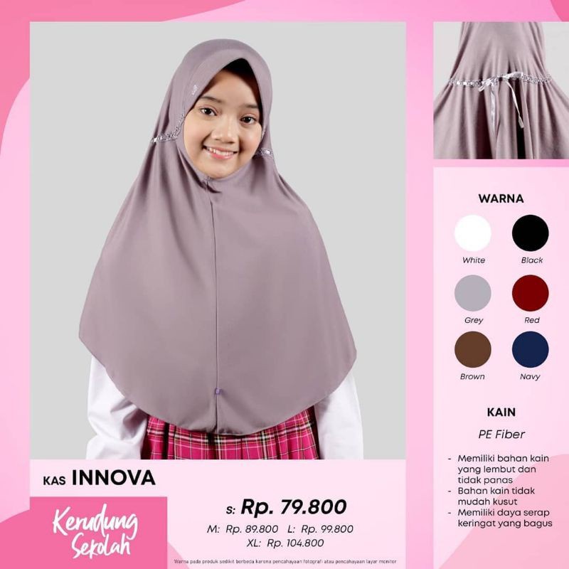 KERUDUNG RABBANI INNOVA READY // HIJAB SEKOLAH ANAK & DEWASA