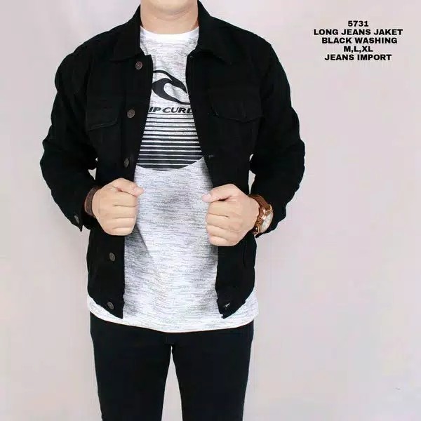 Jaket Pria Levis 501 Bahan Denim Nyaman Dipakai Jaket Panjang Jaket Asli