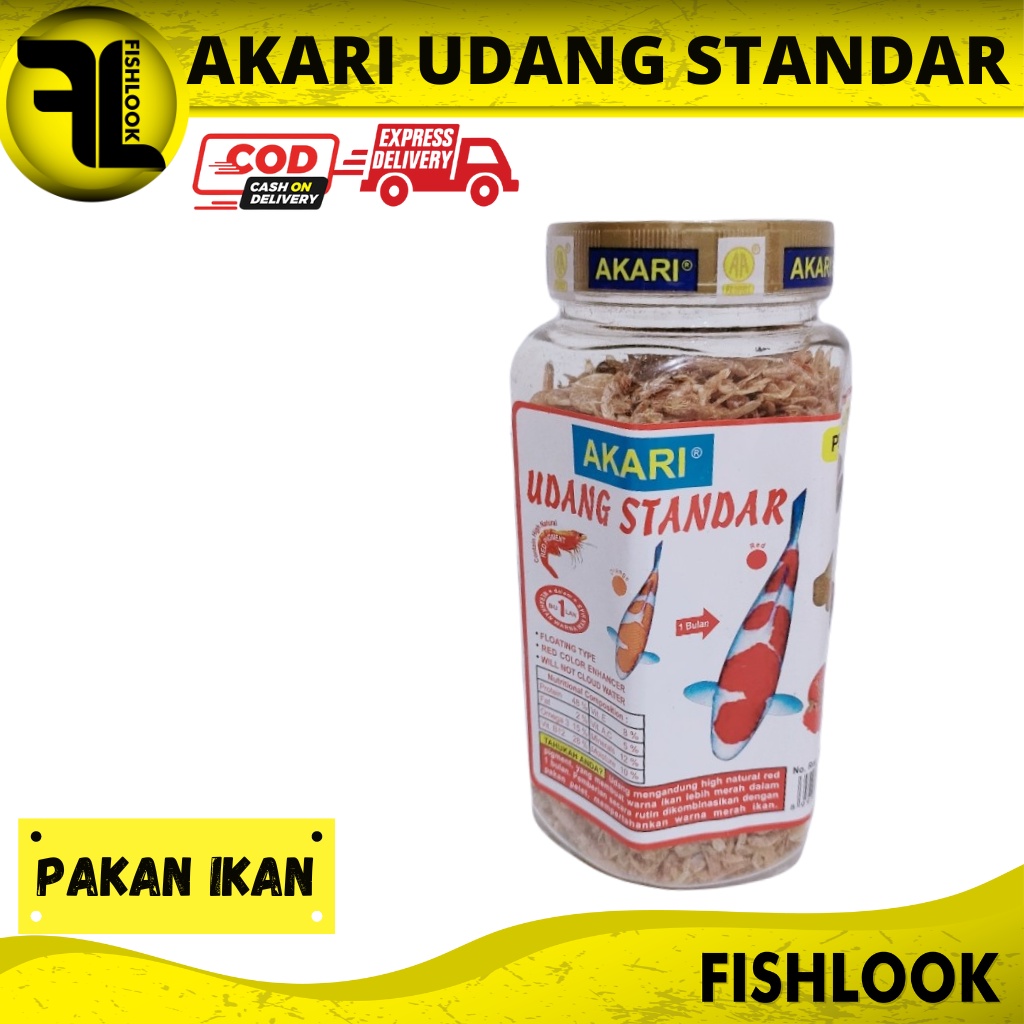 Akari Udang Kering Standar Makanan Ikan