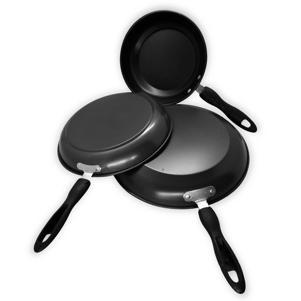 Frypan Set Teflon Anti lengket isi 3 pcs / Frypan set 3 pcs Non stick