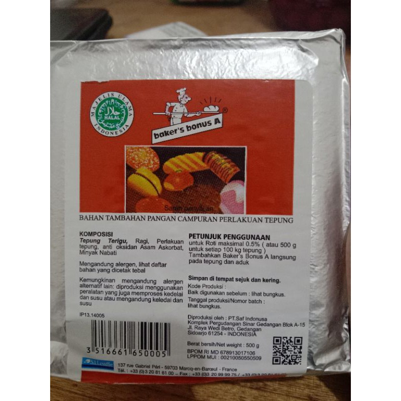 

Bakers Bonus A 500 gram