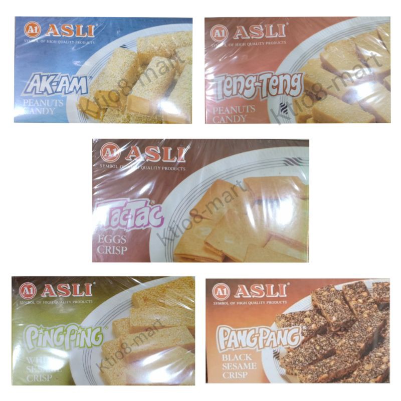 

A1 ASLI - TengTeng/Ak-Am/PingPing/TacTac Peanut Candy/Oleh Khas Medan