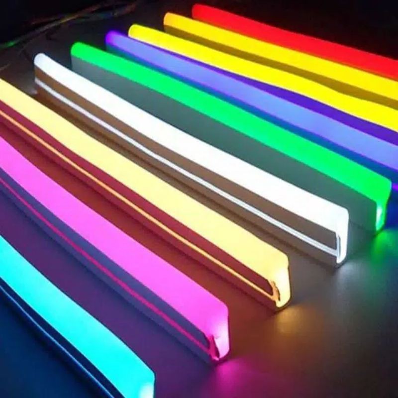 DC 12V Neon Flex LED Selang Flexible Sign Strip Fleksibel Paket 5M