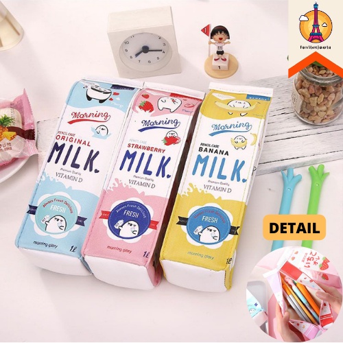 

Kotak Pensil Bentuk Kotak Susu Tebal Lucu Kekinian Pencil Case Milk Lucu Kekinian Fancy Best Gift Stationery For School Alat Tulis Kantor Sekolah Ready Grosir Kado Ulang Tahun READY COD