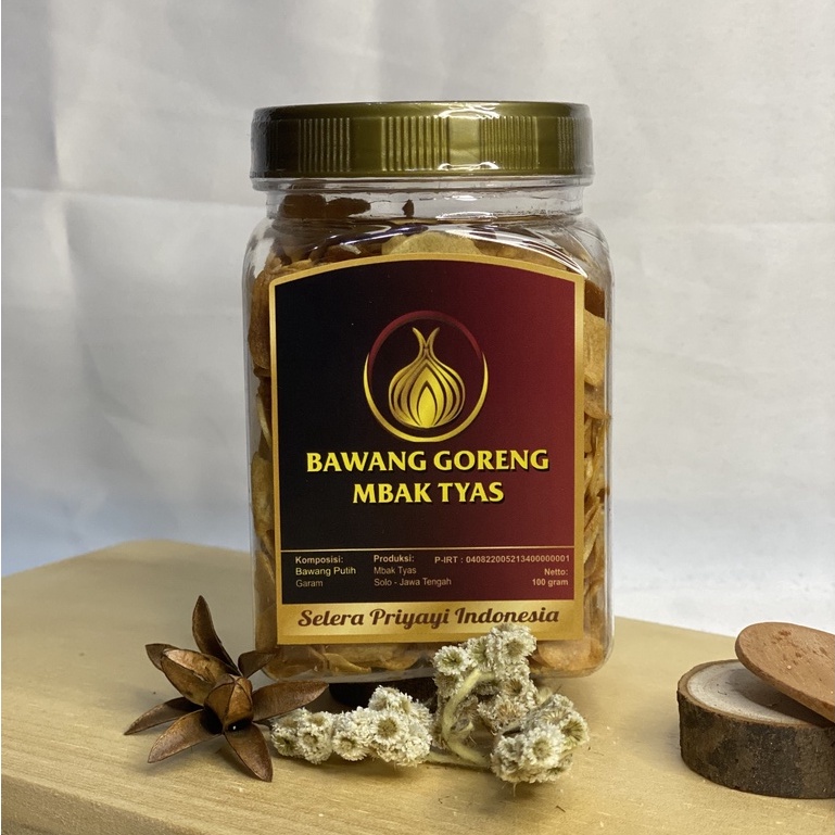 

(100 GRAM) BAWANG GORENG / BAWANG PUTIH GORENG 100% MURNI TANPA CAMPURAN TEPUNG