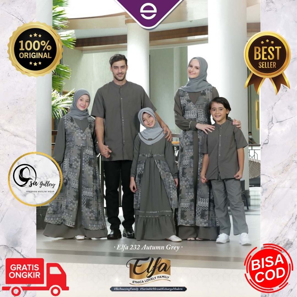 SARIMBIT ETHICA ELFA 232 AUTUMN GREY