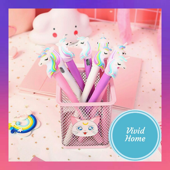 

[VIVID HOME] PENA UNICORN LAMPU - PENA LUCU - PULPEN UNICORN