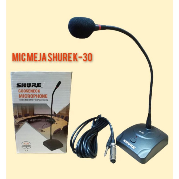Mic Meja Kabel Shure K 30 Microphone conferense