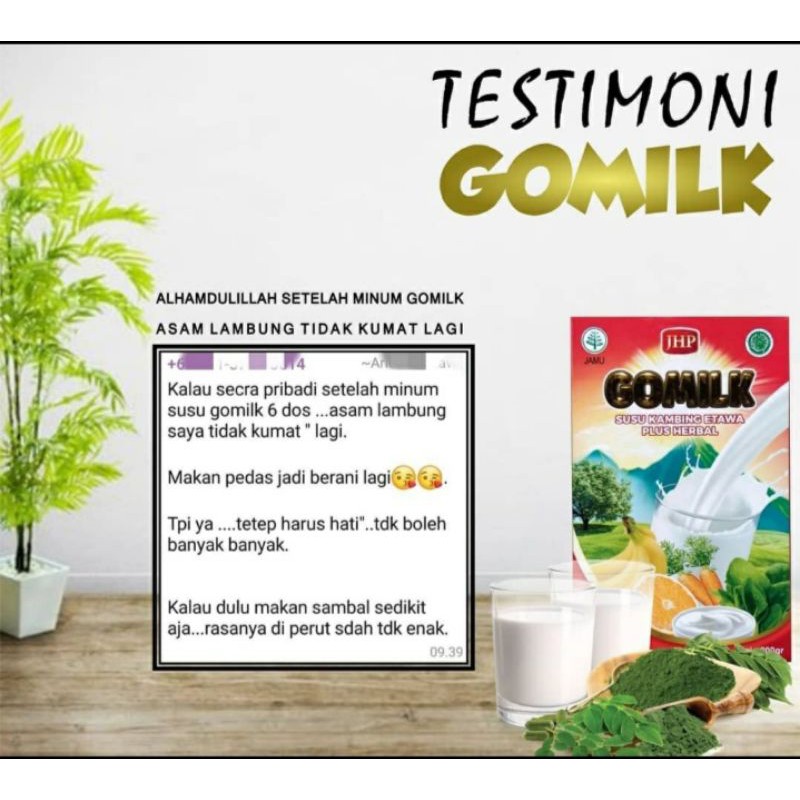

Susu kambing etawa plus herbal Gomilk