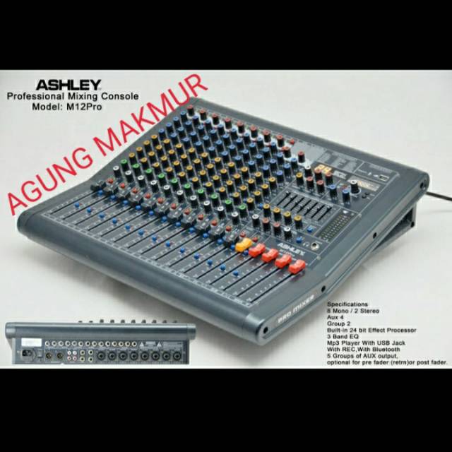 MIXER ASHLEY M12PRO 12 channel