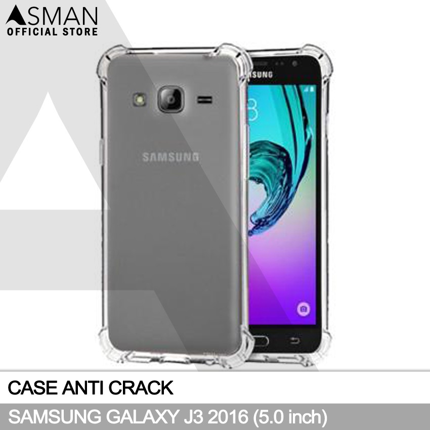 Anti Crack Samsung Galaxy J3 2016 / J310 (5.0&quot;) | Soft Case Anti Bentur - Clear