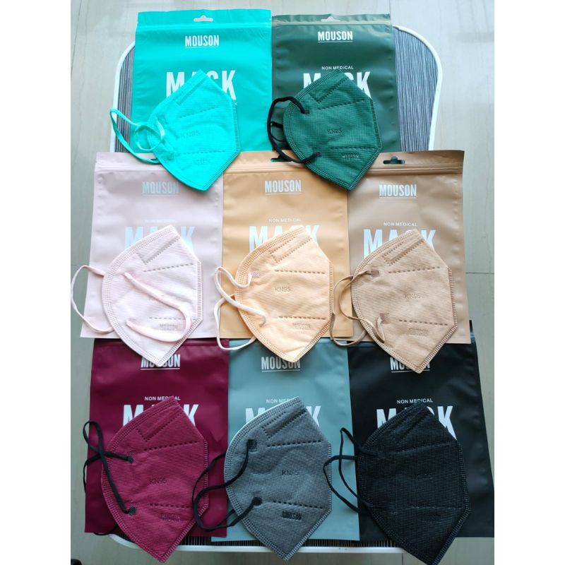 MASKER Mouson KN95 5 Ply/MOUSON Face Mask KN95 Warna/Masker Mouson Isi 10 Pcs/Grosir Masker KN95