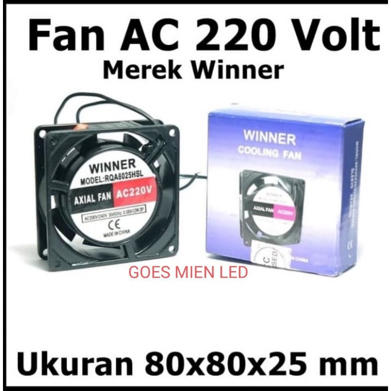 fan winner 8x8 220 v