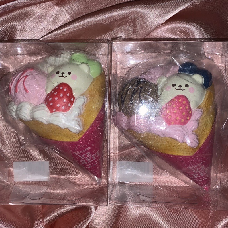 ibloom ice crepe marshmellow bear squishy