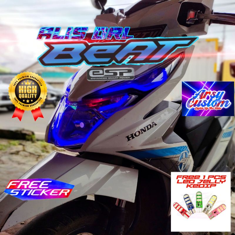 LAMPU ALIS BEAT ESP ECO LAMPU ALIS LED DRL VARIASI