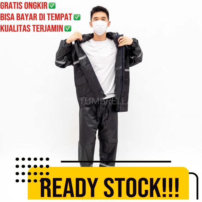 Setelan Jas Hujan / Jas Hujan Pria / Jas Hujan Dewasa / Grc - 81029