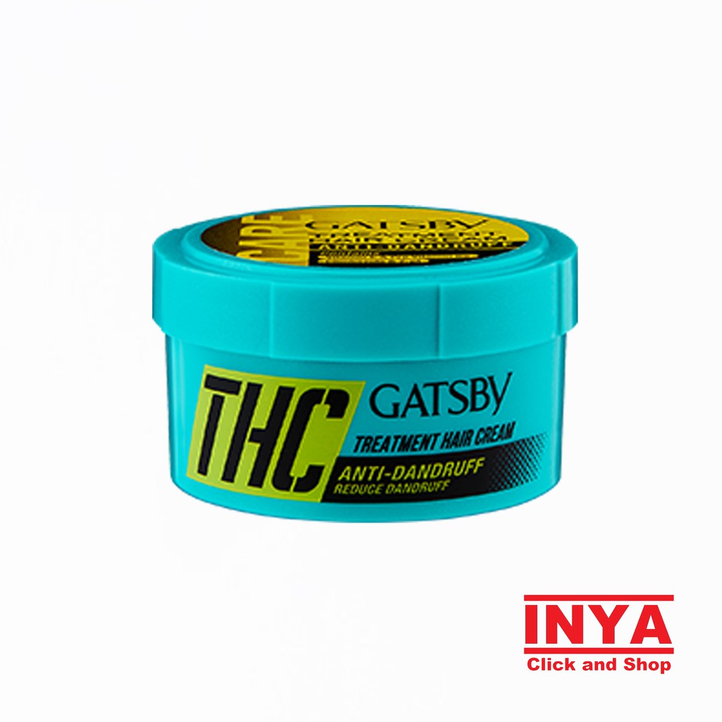 GATSBY THC  ANTI-DANDRUFF TREATMENT HAIR CREAM POMADE 70gr - Minyak Rambut