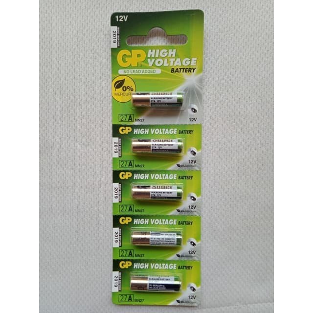 BATERAI BATERAY GP 27 A BATERAI 27A BATERAI A27 BATERAY ALKALIN ORIGINAL