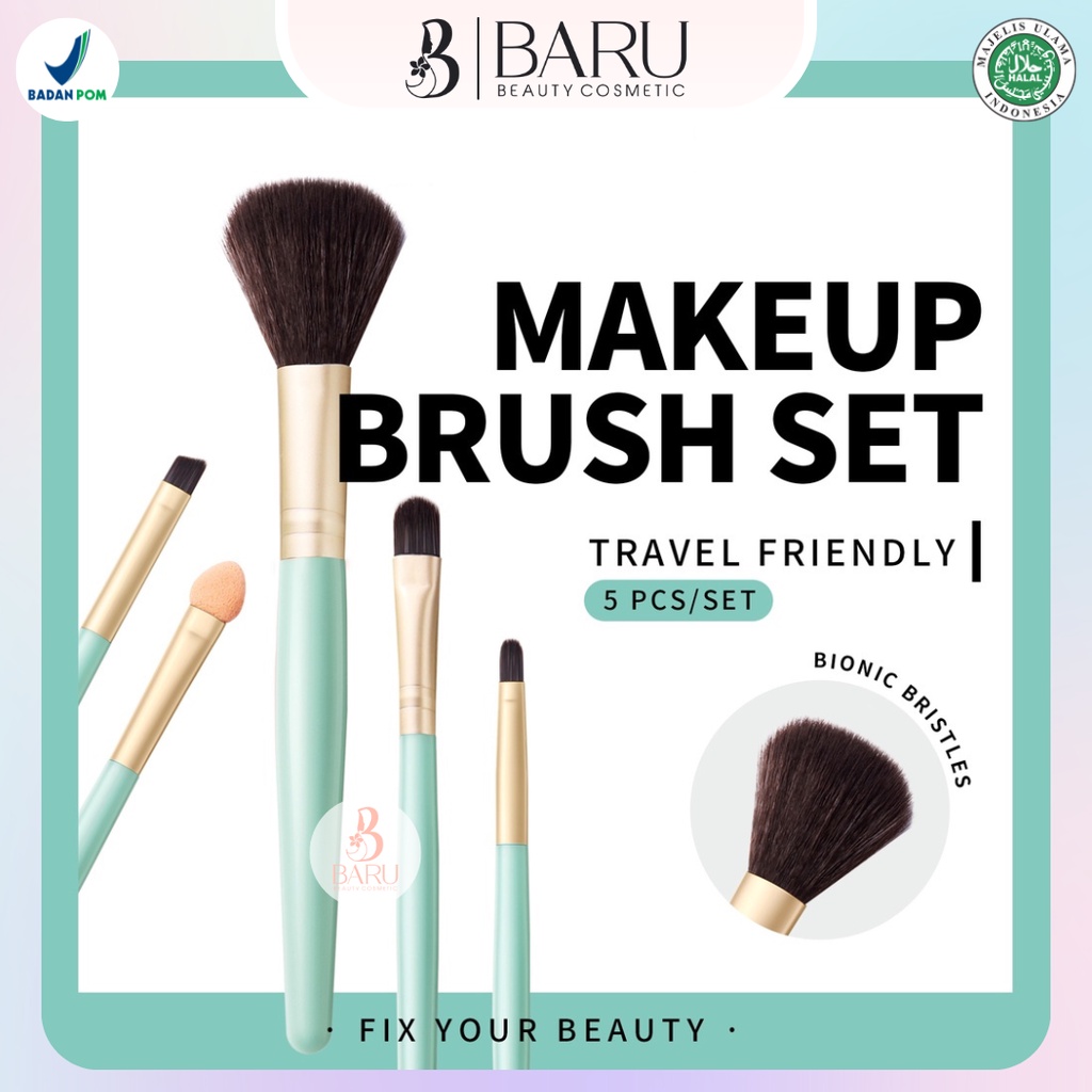 GLAMFIX EXCELLENT BRUSH SET | Make Up Brush | Alat Kecantikan | Kosmetik Brush Set | Make Up Brush L